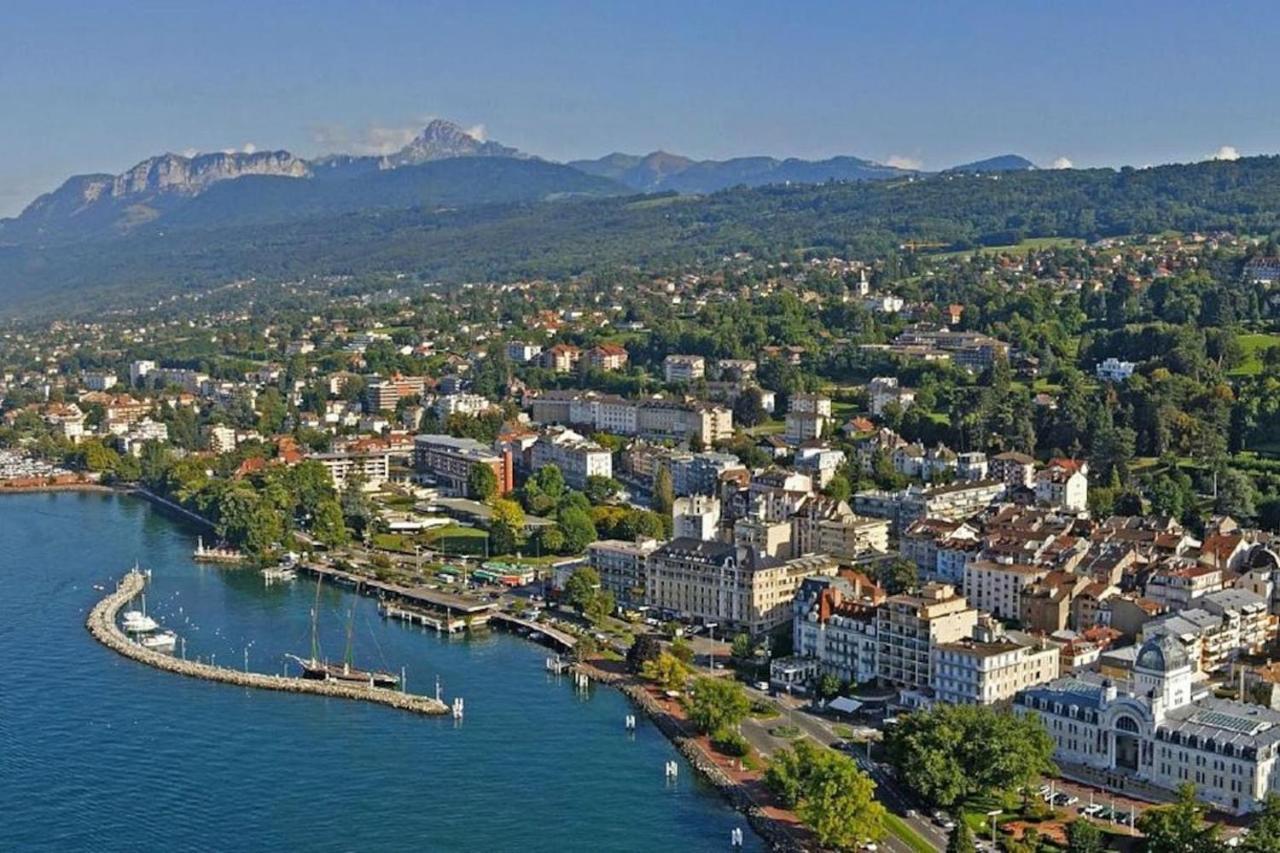 Appartement Hyper Centre Evian - Cote Theatre Zewnętrze zdjęcie